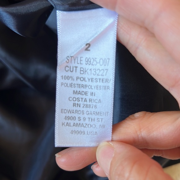 Redwood & Ross Navy blue Synergy Wrinkle Resistant Midi Dress With Slit 2 - Picture 6 of 11